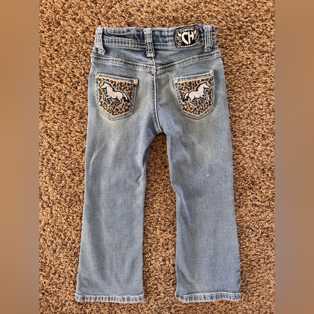 Little Girls Cowgirl Hardware Jeans